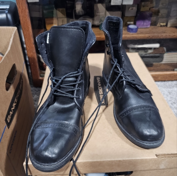 TuffRider Women's Starter Lace Up Laced Paddock Boots - Picture 2 of 3